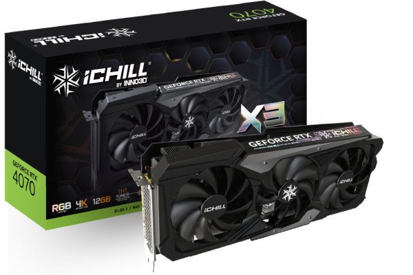 TARJETA GRAFICA INNO3D RTX 4070 ICHILL X3 12GB GDDR6X