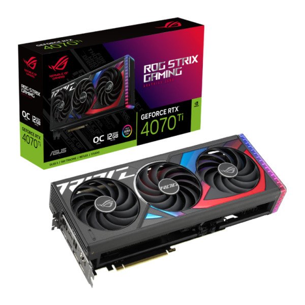 TARJETA GRAFICA ASUS ROG STRIX RTX4070TI OC 12GB