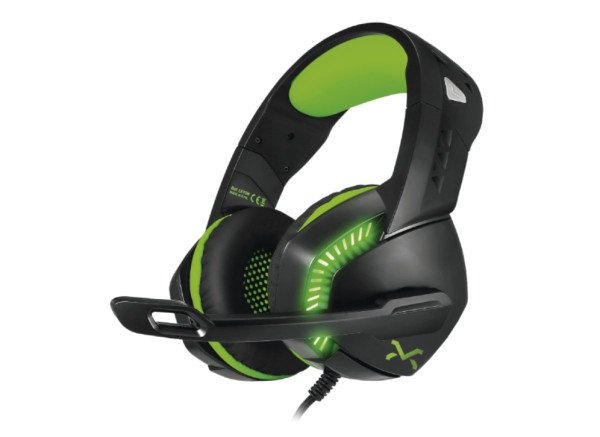 AURICULARES GAMING DROXIO LEYON NEGRO/VERDE