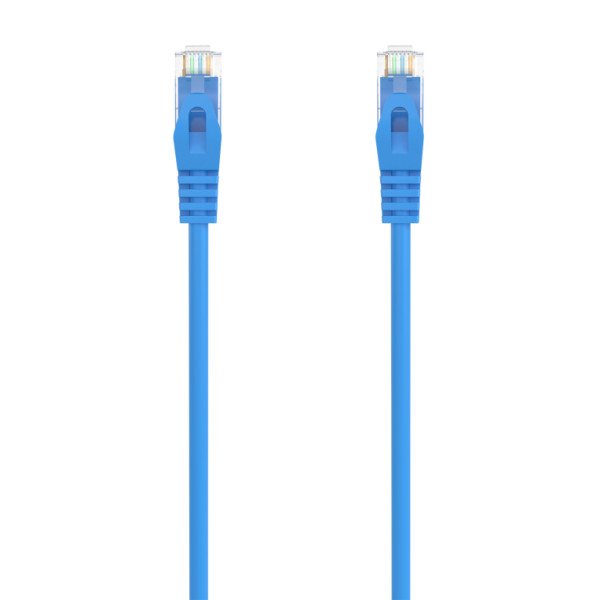 CABLE RED AISENS LATIGUILLO RJ45 LSZH CAT.6A UTP AWG24 1.5M AZUL