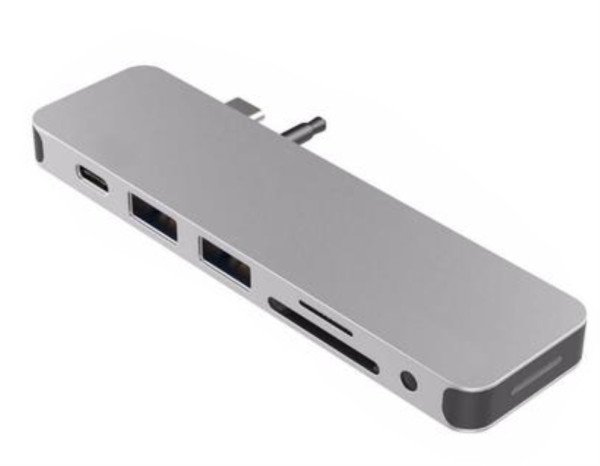 HUB HYPERDRIVE SOLO 7 EN 1 USB-C PLATA