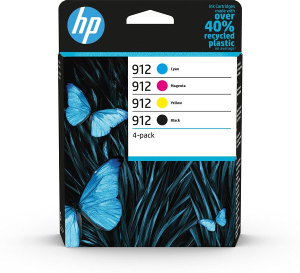 TINTA HP 912 PACK AHORRO NEGRO CIAN MAGENTA AMARILLO