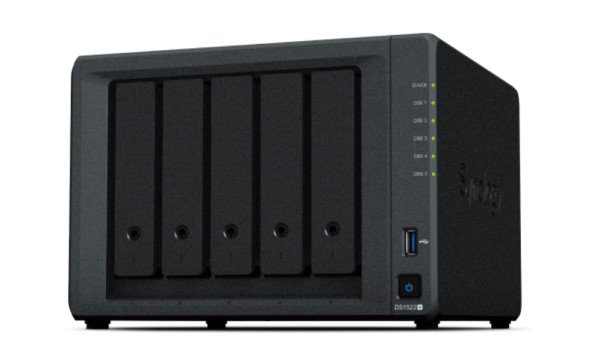 NAS SYNOLOGY  DS1522+ TORRE ETHERNET NEGRO R1600