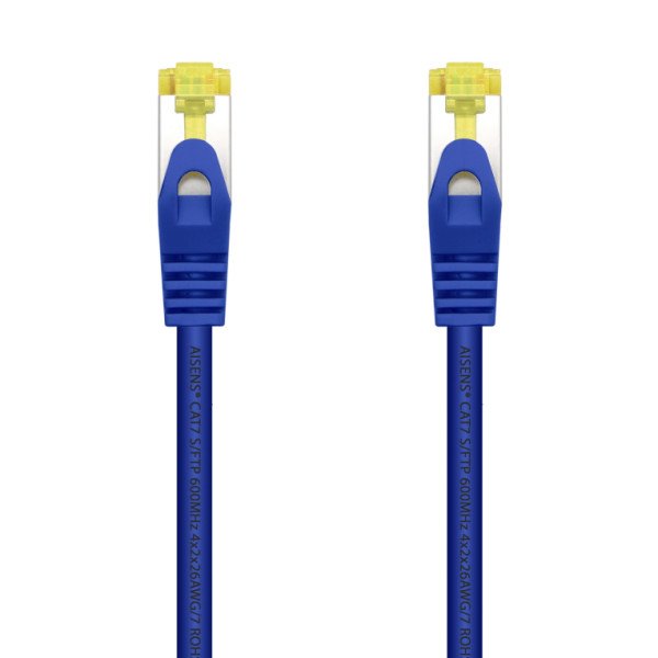 CABLE RED AISENS LATIGUILLO RJ45 LSZH CAT.7 SFTP PIMF 1.0M AZUL