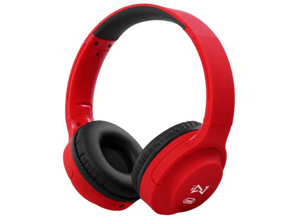 AURICULARES ESTÉREO DIGITAL CON MICRÓFONO 1,2 M CABLE TREVI DJ 601 M ROJO