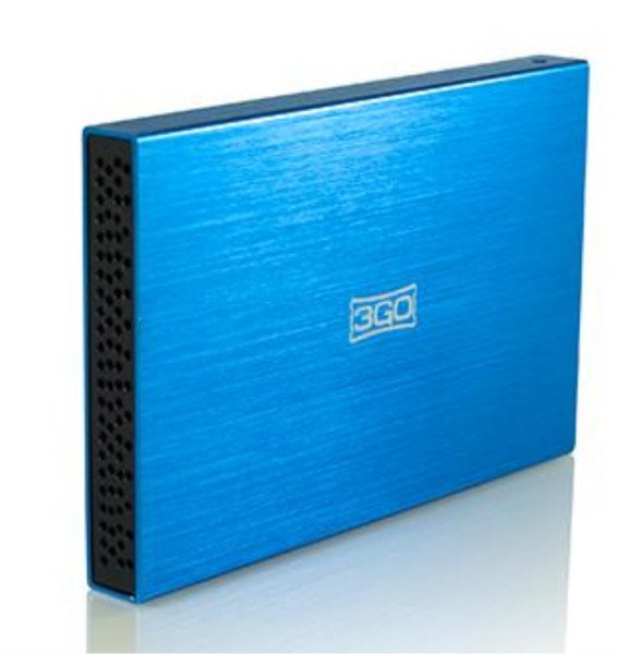 CARCASA DISCO DURO 3GO 2.5" SATA-USB 3GO AZUL 2013