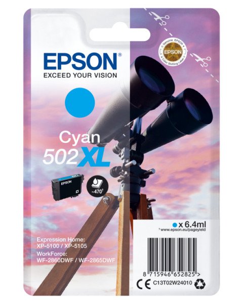 TINTA EPSON 502XL CYAN