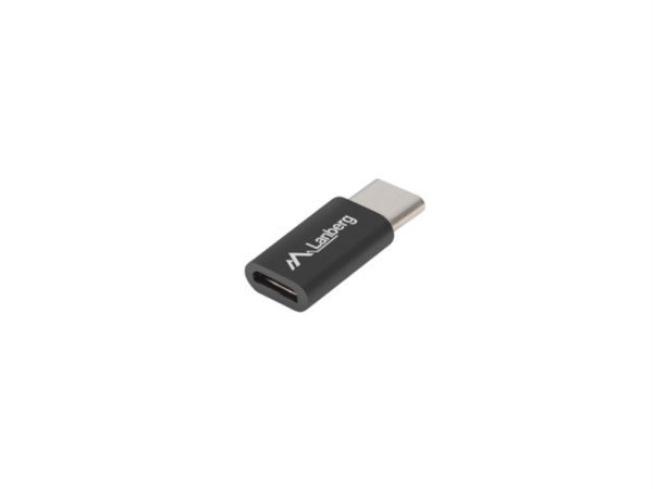 ADAPTADOR LANBERG USB 2.0 TIPO-C MACHO/MICRO-B HEMBRA NEGRO