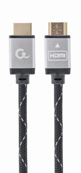 CABLE TRENZADO HDMI 2.0 4K 60HZ GEMBIRD SELECT PLUS CON ETHERNET 1.5M NEGRO