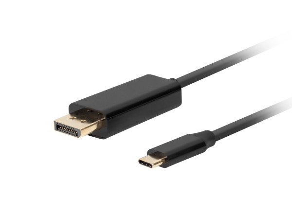 CABLE USB-C A DISPLAYPORT LANBERG MACHO/MACHO 3.0M 4K 60HZ NEGRO