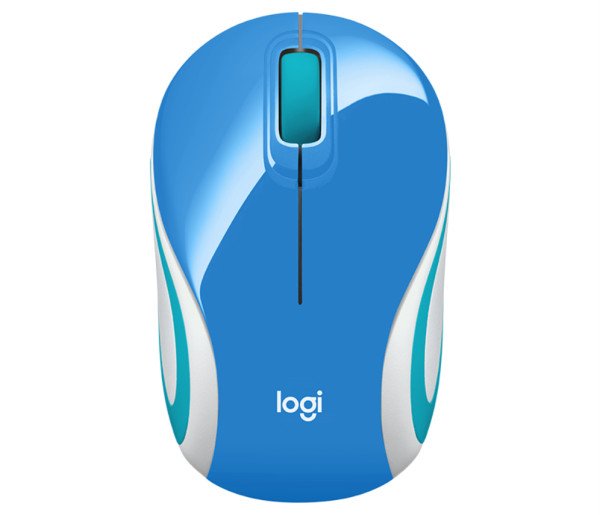 RATON LOGITECH M187 INALAMBRICO AZUL
