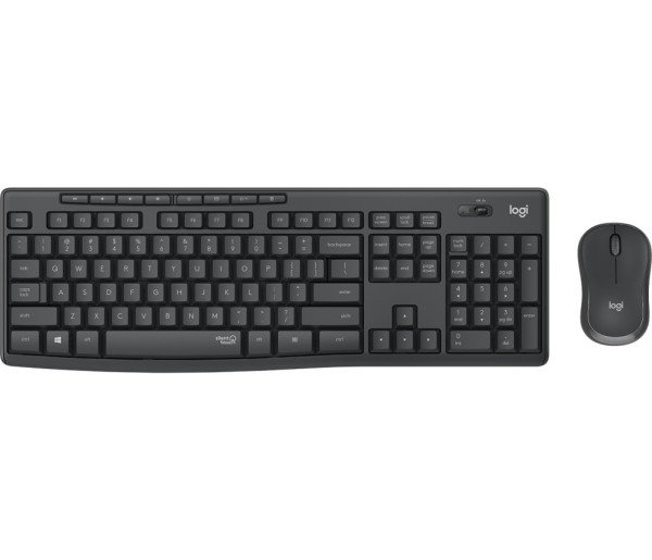 COMBO TECLADO RATON LOGITECH MK295 RF INALAMBRICO NEGRO