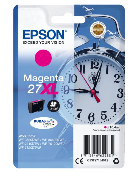 TINTA EPSON DURABRITE 27XL MAGENTA WF3000 WF7000