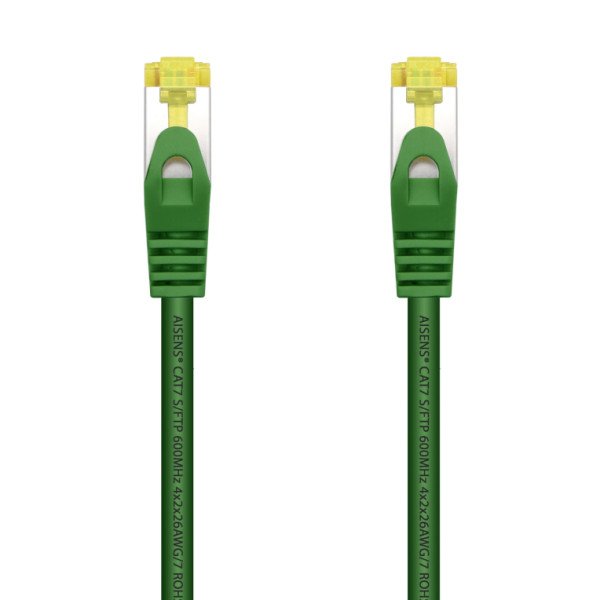 CABLE RED AISENS LATIGUILLO RJ45 LSZH CAT.7 SFTP PIMF 0.5M VERDE