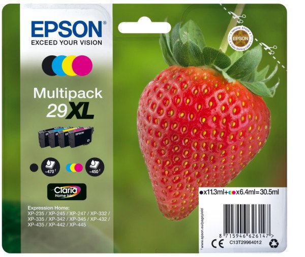 TINTA EPSON CLARIA 29XL MULTIPACK 4 BL XP235