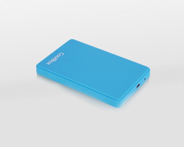 CARCASA EXTERNA HDD 2.5" COOLBOX SCG2543 AZUL CL. USB3.0
