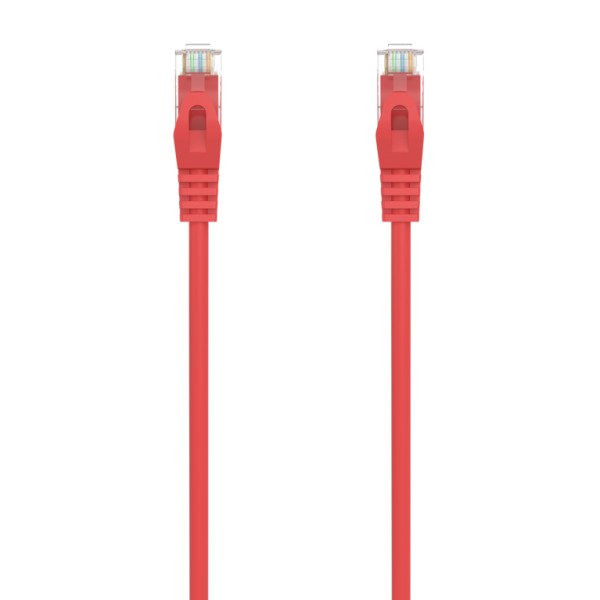 CABLE RED AISENS LATIGUILLO RJ45 LSZH CAT.6A UTP AWG24 1.0M ROJO