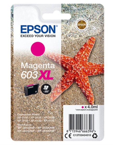 TINTA EPSON 603XL MAGENTA