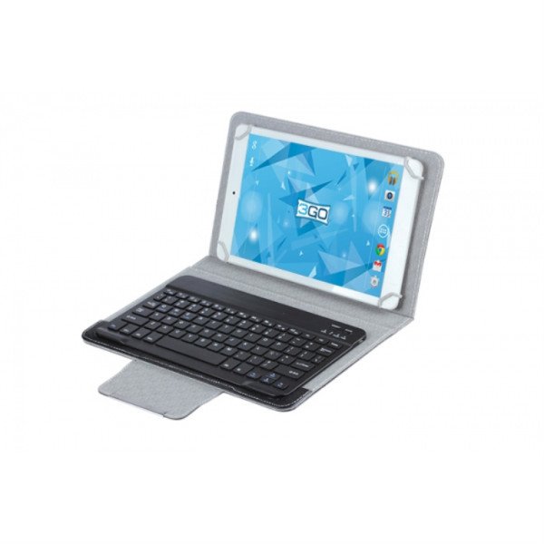 FUNDA TABLET CON TECLADO BT 3GO 10" NEGRA