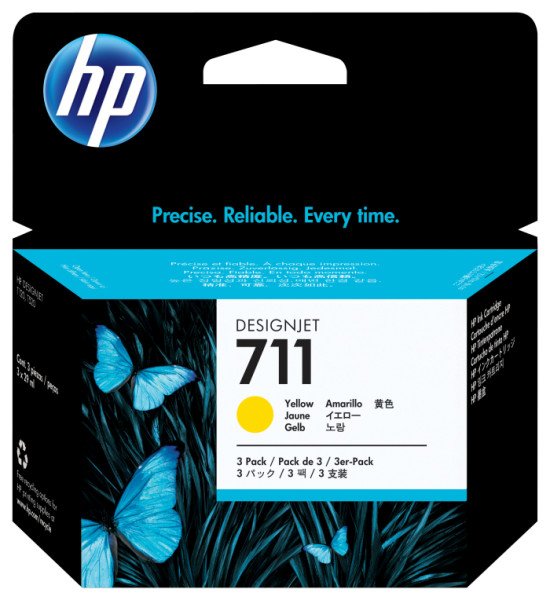 TINTA HP 711 AMARILLO