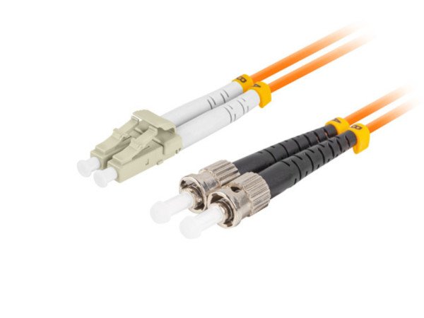 FIBER OPTIC PATCHCORD MM ST/UPC-LC/UPC DUPLEX 10M LSZH OM2 50/125 3.0MM ORANGE