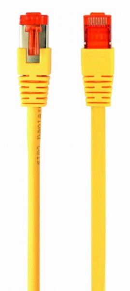 CABLE RED S-FTP GEMBIRD CAT 6A LSZH AMARILLO 0,5 M
