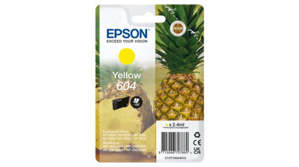 TONER EPSON AMARILLO 604 XP-2200