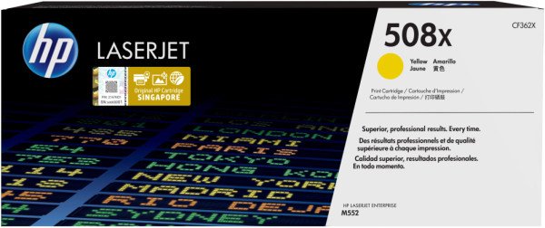 TONER HP 508X AMARILLO 9500PAG