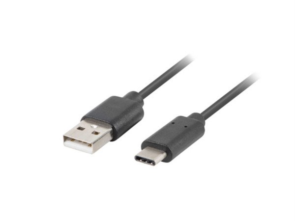 CABLE LANBERG USB C MACHO A USB A 3.1 MACHO 1.8M NEGRO
