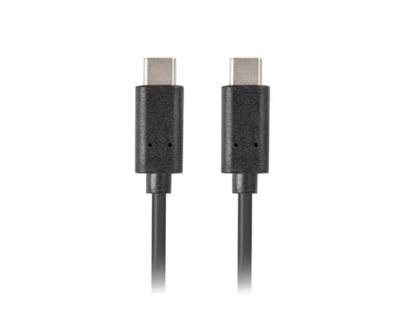 CABLE USB LANBERG 2.0 MACHO/USB C MACHO 1.8M NEGRO