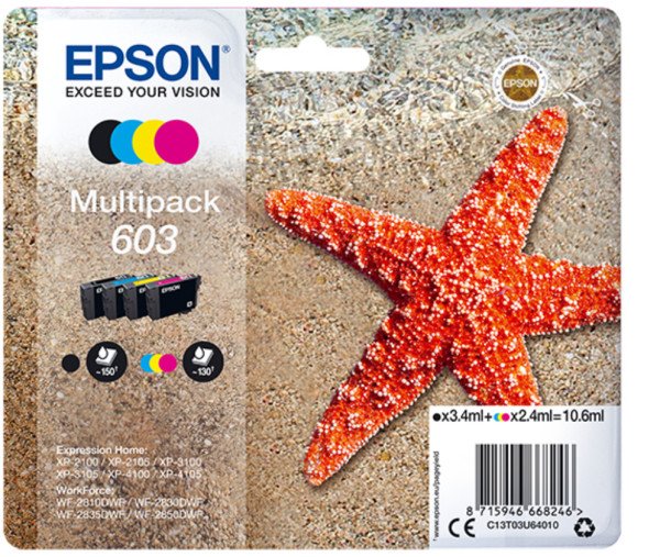 TINTA EPSON 603 PACK DE 4