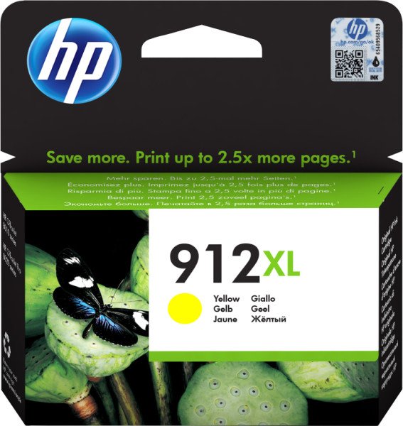 TINTA HP 912 XL AMARILLO