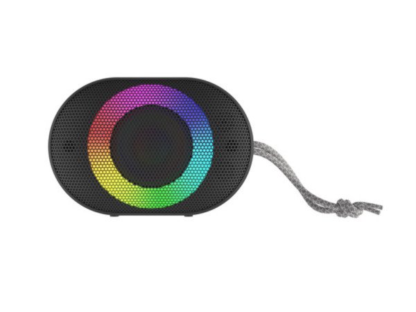 ALTAVOZ BLUETOOTH AUDICTUS AURORA MINI 2.0 7W RGB IPX6 BT5.0 NEGRO