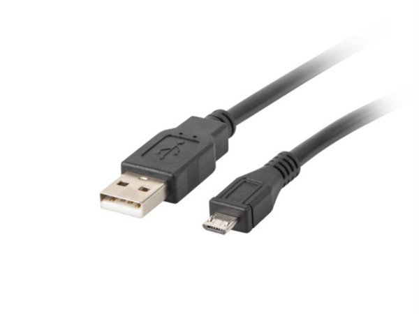 CABLE USB LANBERG 2.0 MACHO/MICRO USB MACHO 1.8 M NEGRO