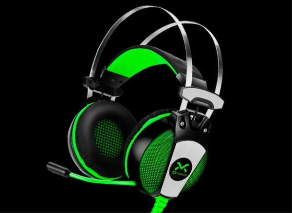 AURICULARES GAMING DROXIO HADLOK NEGRO/VERDE
