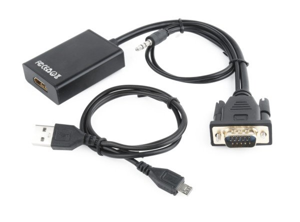 CABLE ADAPTADOR GEMBIRD VGA MACHO A HDMI HEMBRA 0,15M CON AUDIO 3,5MM