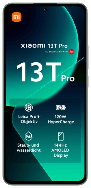 SMARTPHONE XIAOMI 13T PRO 5G 6,67 144HZ FULLHD+ 16GB/1024GB GREEN