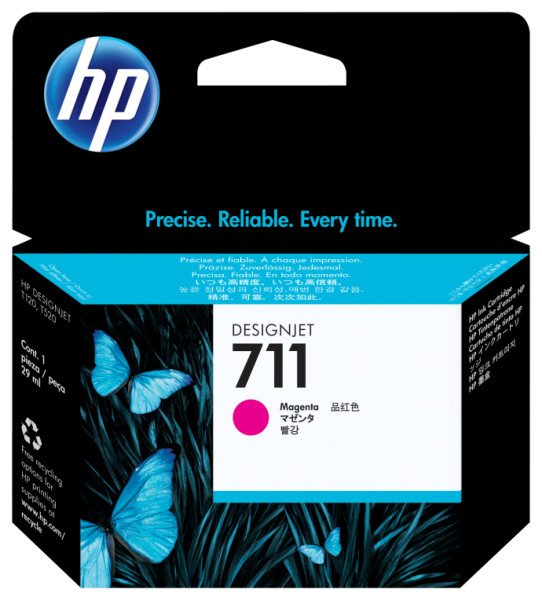 TINTA HP 711 MAGENTA