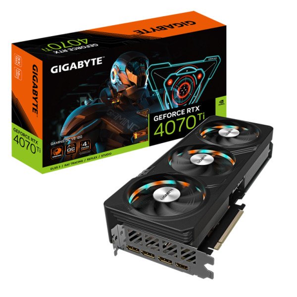 TARJETA GRAFICA GIGABYTE RTX 4070 TI GAMING OC V2 12GB