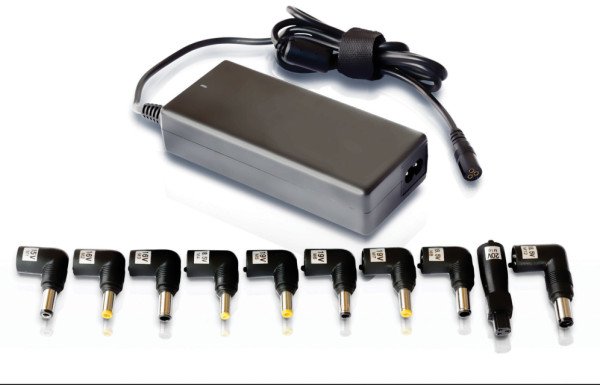 CARGADOR PARA PORTATIL AUTOMATICO UNIVERSAL LEOTEC 90W NEGRO