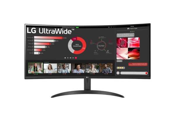 MONITOR LG  34" 34WR50QC-B WQHD 21:9 3000:1 2XHDMI DP INCL. AJUS