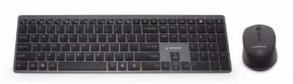 KIT INALAMBRICO TECLADO RATON RETROILUMINADO PRO BUSINESS SLIM DISEÃ‘O ES NEGRO