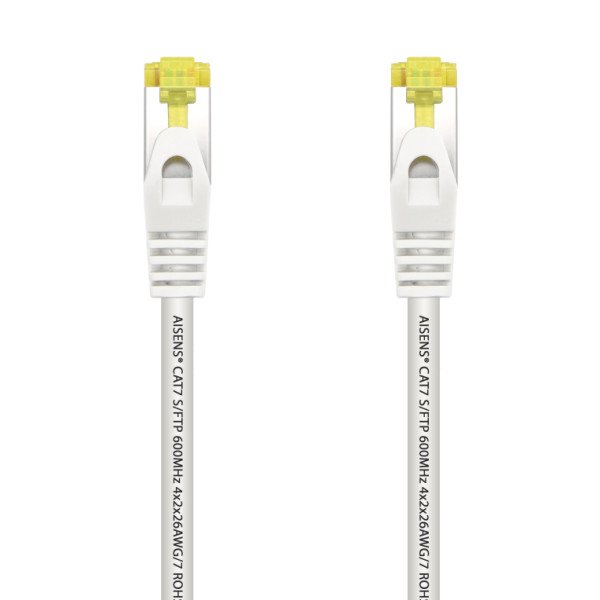 CABLE RED AISENS LATIGUILLO RJ45 LSZH CAT.7 SFTP PIMF 25CM BLANCO