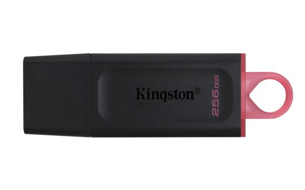 USB 3.2 KINGSTON 256 GB DATATRAVELER EXODIA NEGRO / ROJO