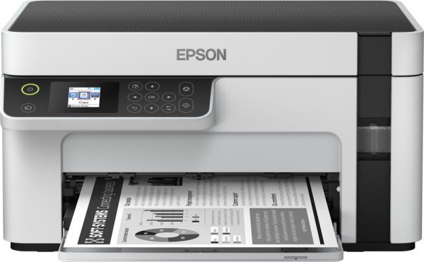 IMPRESORA EPSON MULTIFUNCION ECOTANK ET-M2120 INYECCION MONOCROMO BLANCA
