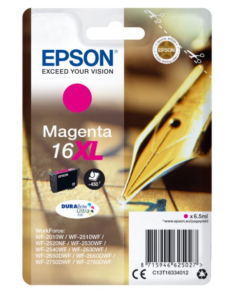 TINTA EPSON DURABRITE 16XL MAGENTA WF2630WF WF2010