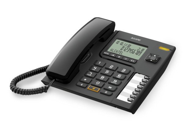 TELEFONO CON CABLE ALCATEL T76 CE BLK