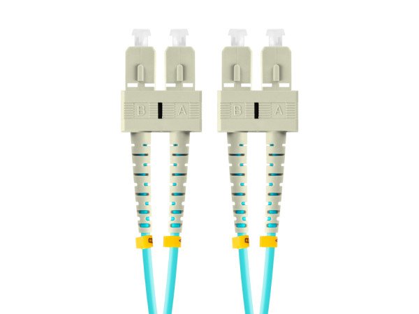 LATIGUILLO FIBRA 1M LANBERG MULTI SC/UPC-SC/UPC DUPLEX OM3 50/125 LSZH AZUL