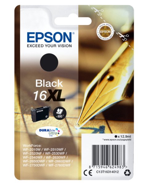 TINTA EPSON DURABRITE 16XL NEGRA WF2630WF