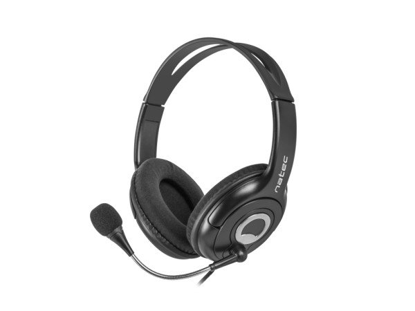 AURICULARES NATEC BEAR 2 CON MICROFONO NEGRO